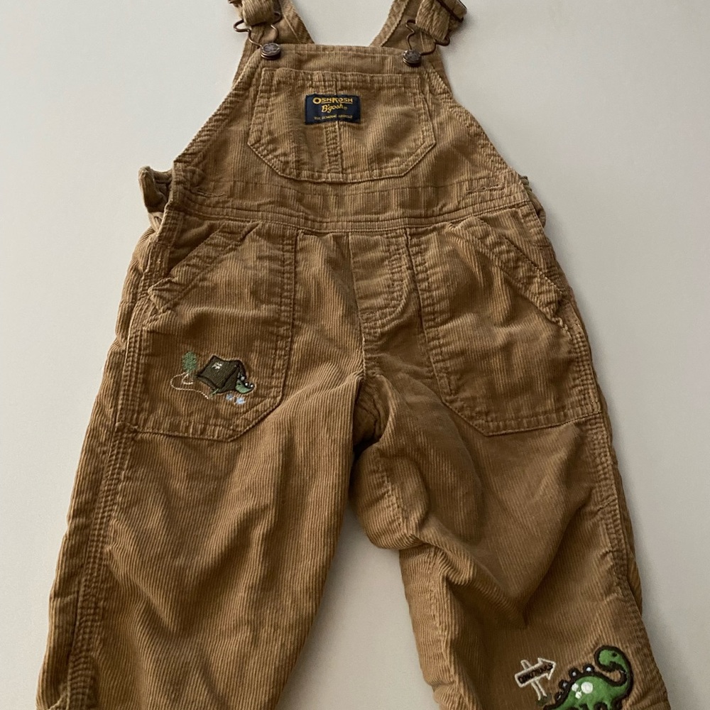 Infant corduroy Oshkosh Bye Gosh bibs